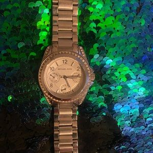 Michael Kors stainless steel silver watch